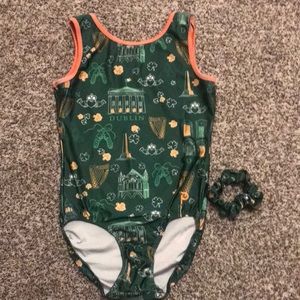 Plum Practicewear Dubliner gymnastics leotard adult medium